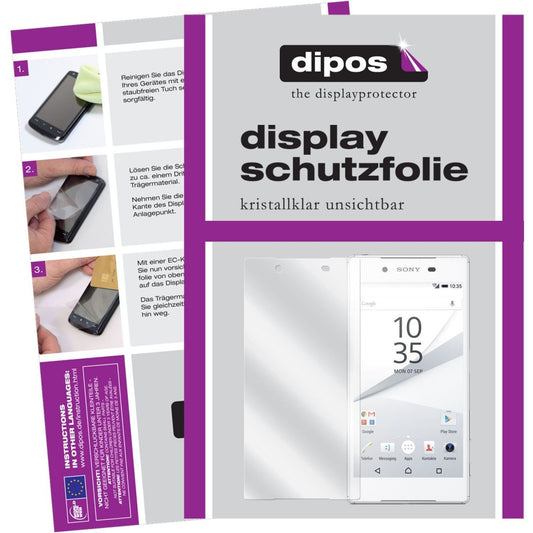 2x Schutzfolie klar für Xperia Z5 Sony Display-Sch (1)