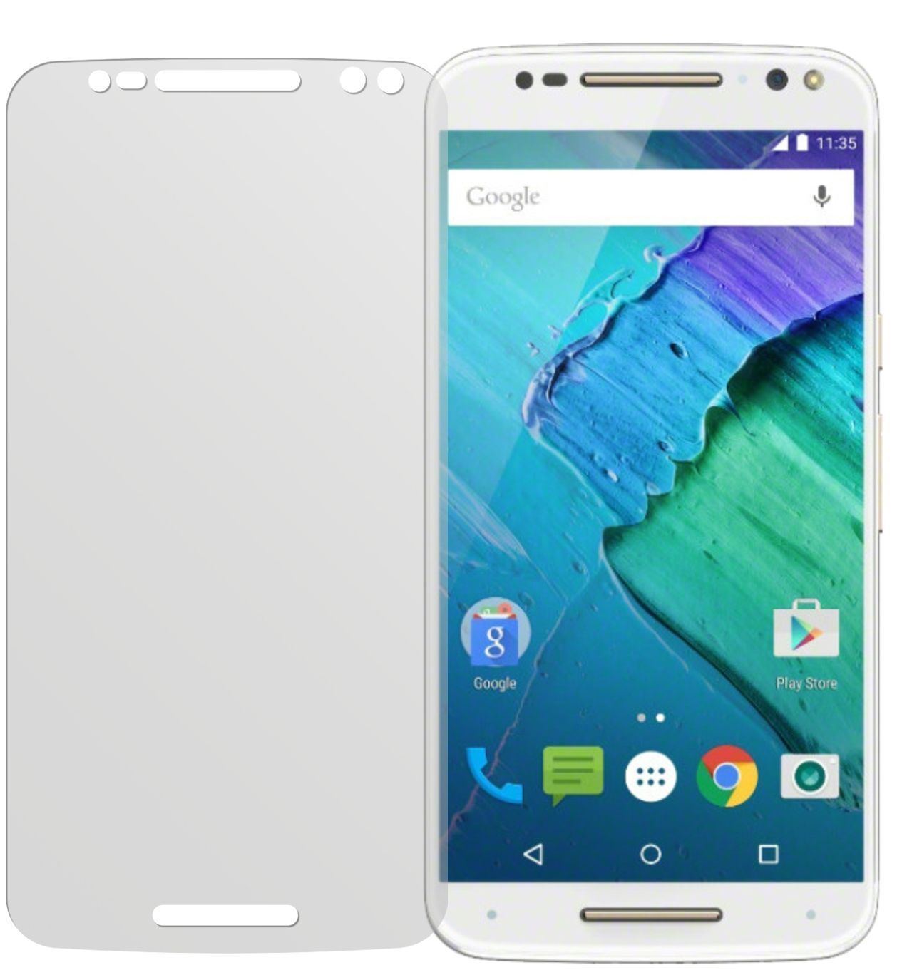 2x Schutzfolie matt für Moto X Style Motorola Disp (2)