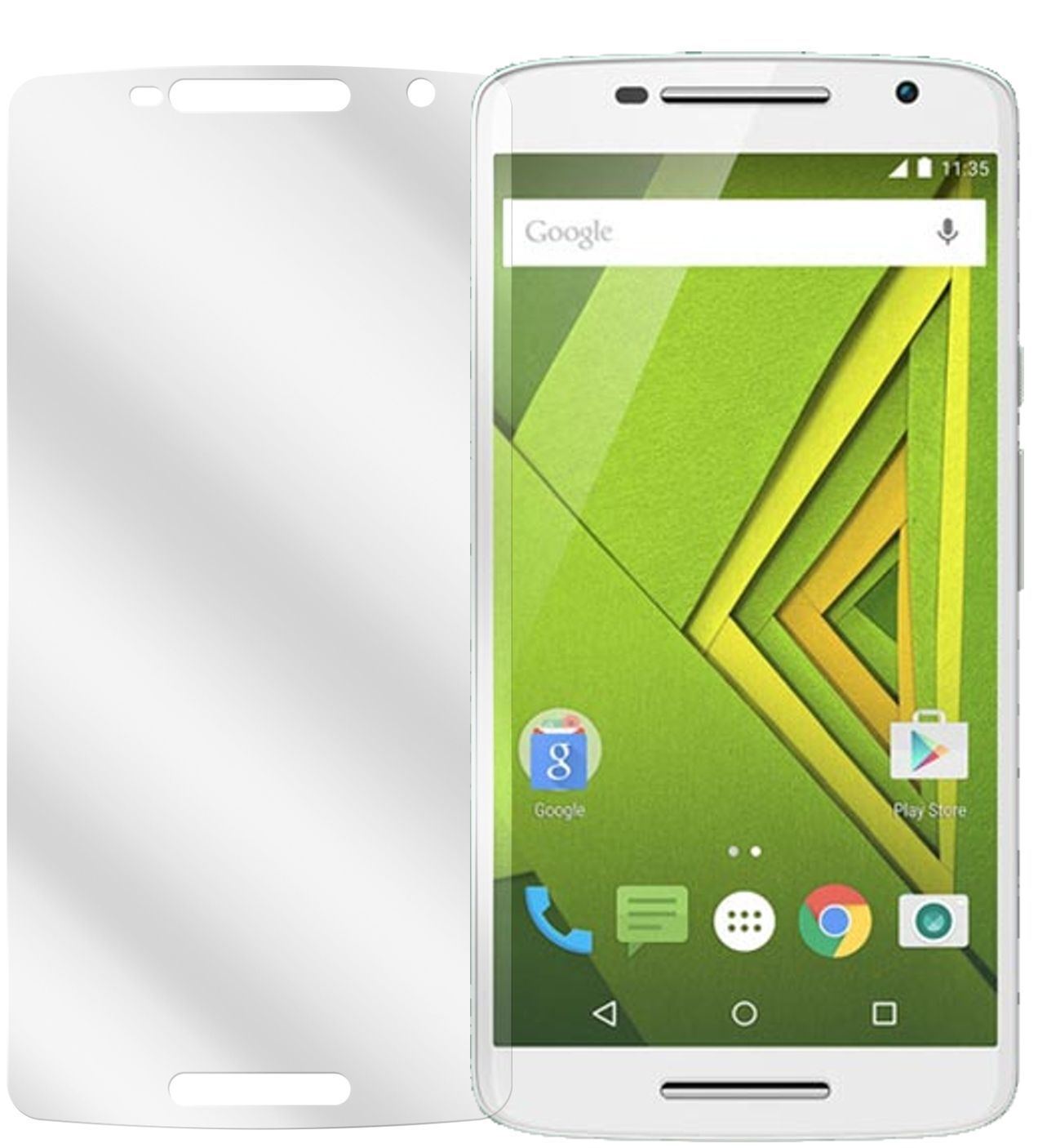 2x Schutzfolie klar für Moto X Play Motorola Displ (2)