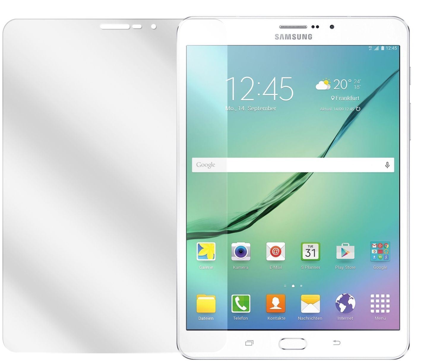 2x Schutzfolie klar für Galaxy Tab S2 8.0 LTE Sams (2)