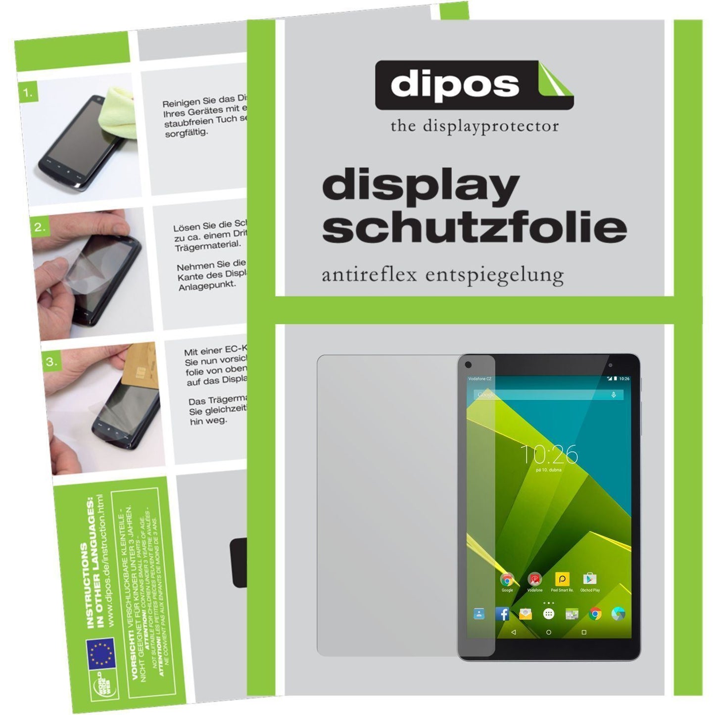 2x Schutzfolie matt für Tab Prime 6 Vodafone Displ (1)