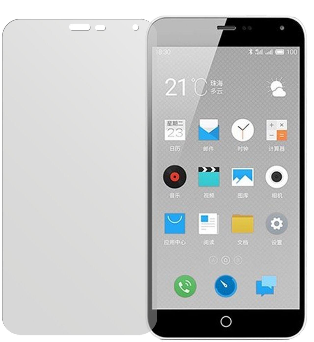 6x Schutzfolie matt für M1 Note Meizu Display-Schu (2)