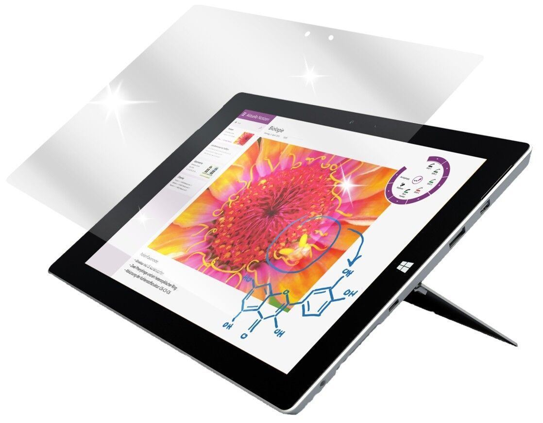 2x Schutzfolie klar für Surface 3 (10,8 Zoll) Micr (2)