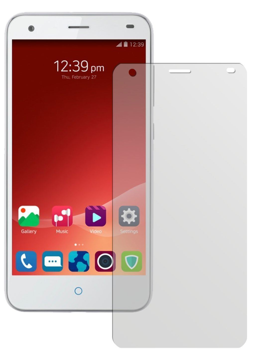 2x Schutzfolie matt für Blade S6 ZTE Display-Schut (2)