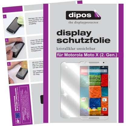 2x Schutzfolie klar für Moto X (2. Gen.) Motorola  (1)