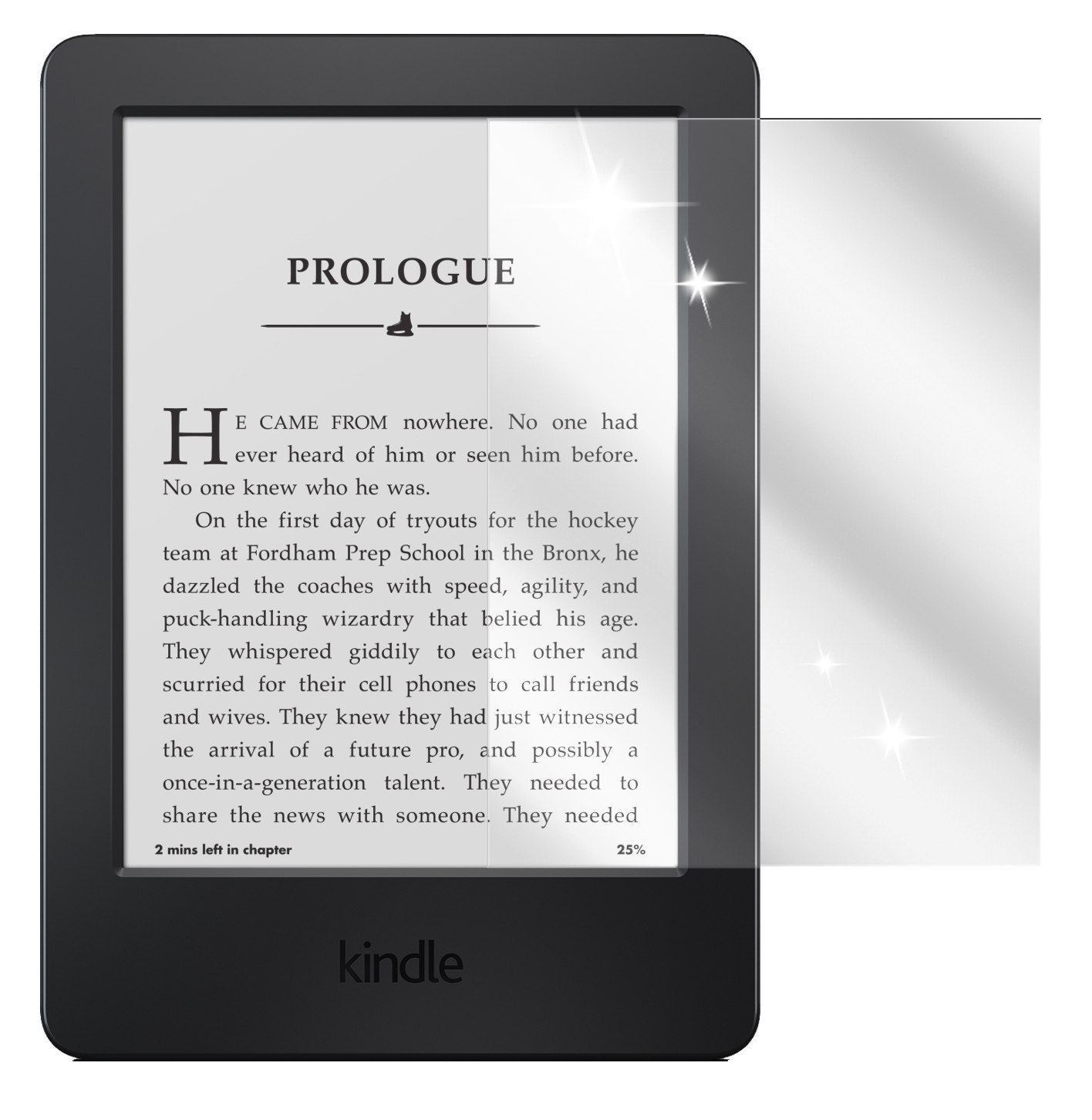 2x Schutzfolie klar für kindle Amazon Display-Schu (2)