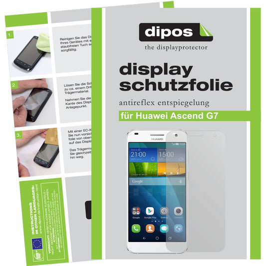 6x Schutzfolie matt für Ascend G7 Huawei Display-S (1)