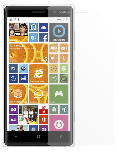 6x Schutzfolie matt für Lumia 830 Nokia Display-Sc (2)