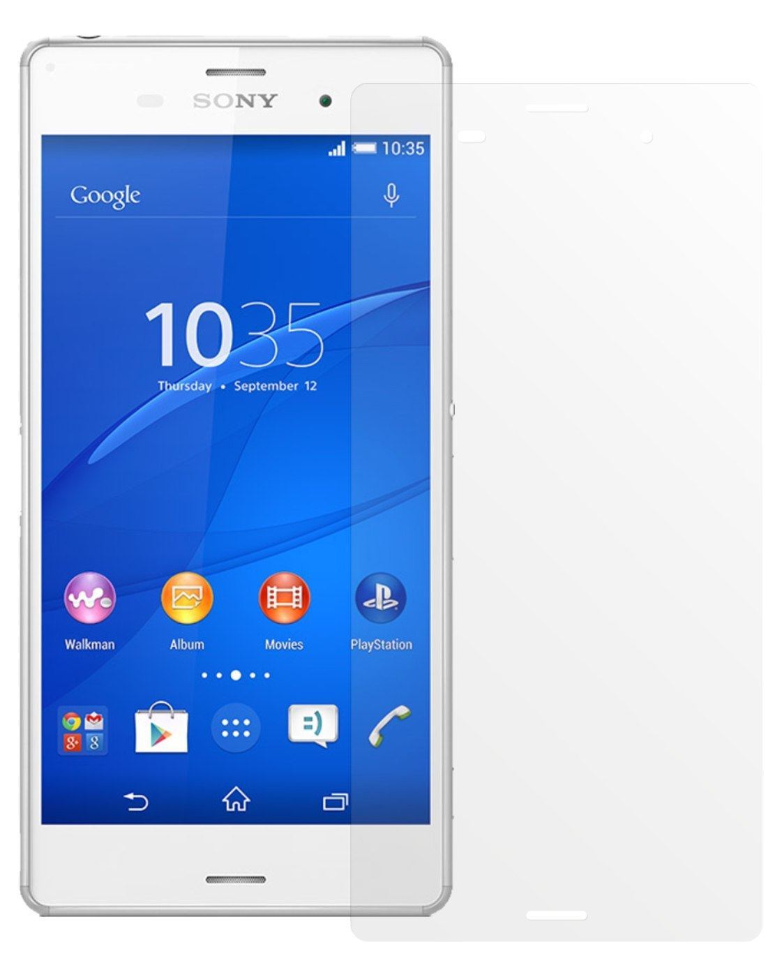 2x Schutzfolie matt für Xperia Z3 Sony Display-Sch (2)