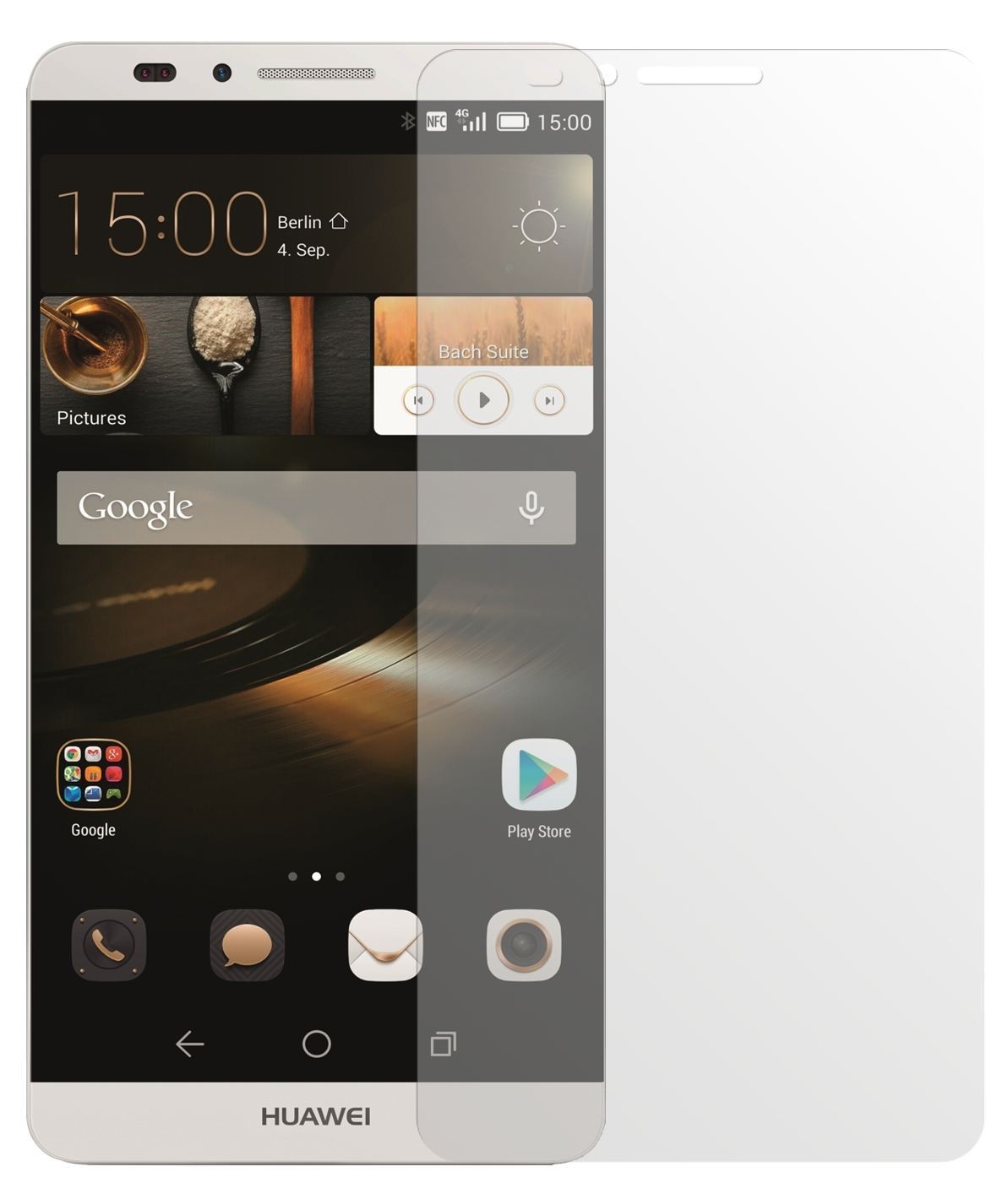 2x Schutzfolie matt für Ascend Mate 7 Huawei Displ (2)