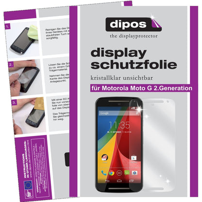2x Schutzfolie klar für Moto G 2.Generation Motoro (1)