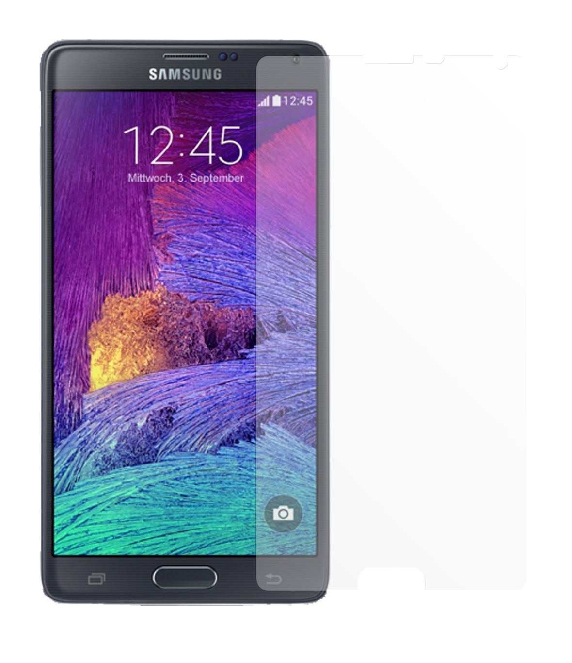 2x Schutzfolie matt für Galaxy Note 4 Samsung Disp (2)