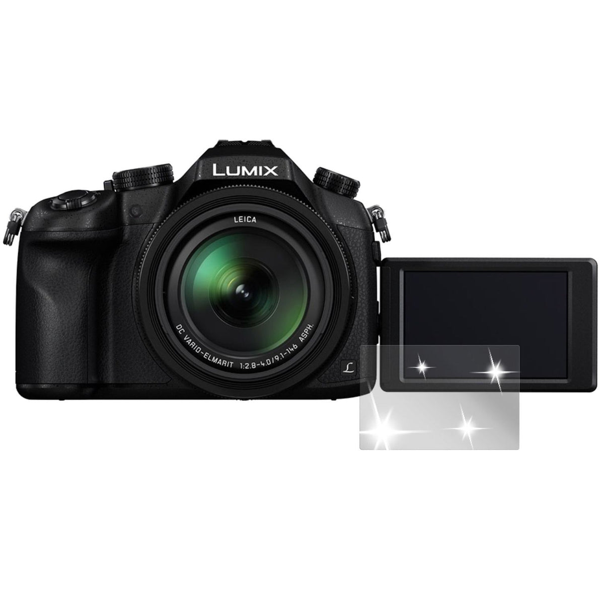 6x Schutzfolie klar für Lumix FZ1000 Panasonic Dis (2)