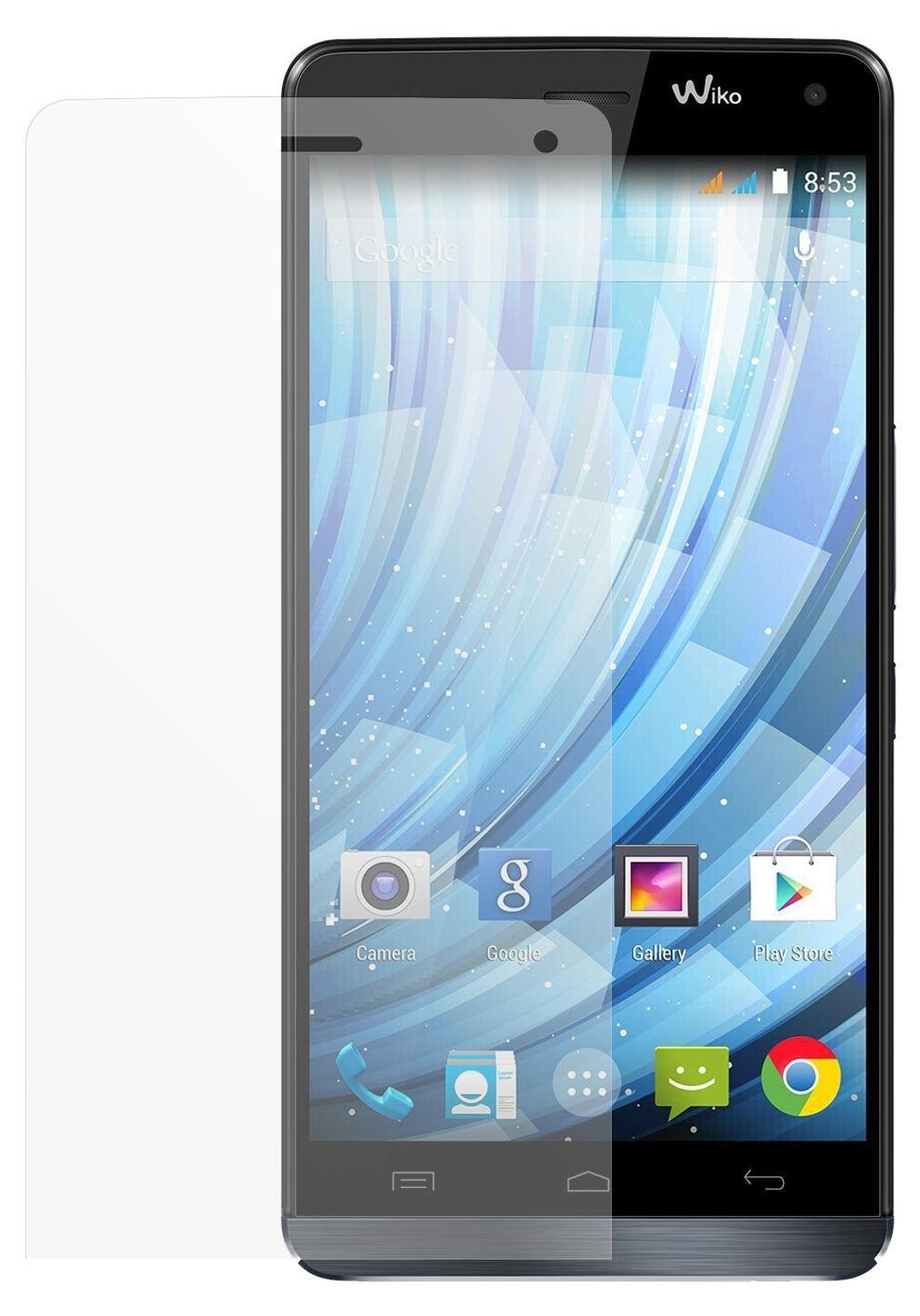 2x Schutzfolie matt für Getaway Wiko Display-Schut (2)