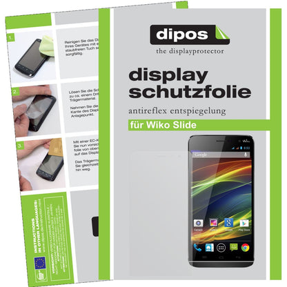 6x Schutzfolie matt für Slide Wiko Display-Schutzf (1)