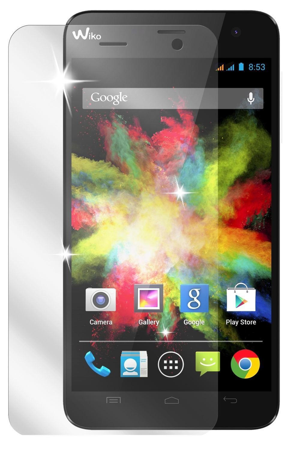 6x Schutzfolie klar für Bloom Wiko Display-Schutzf (2)