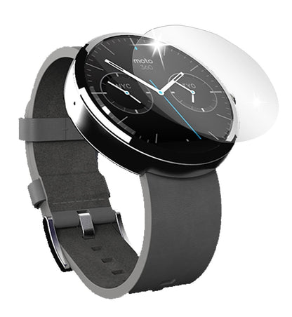 6x Schutzfolie klar für Moto 360 Motorola Display- (2)
