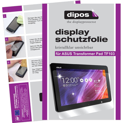 2x Schutzfolie klar für Transformer Pad TF103C 10, (1)