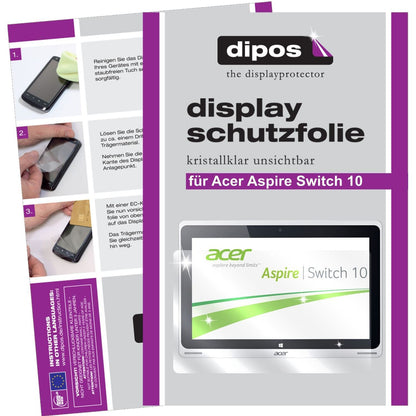 3x Schutzfolie klar für Aspire Switch 10 Acer Disp (1)