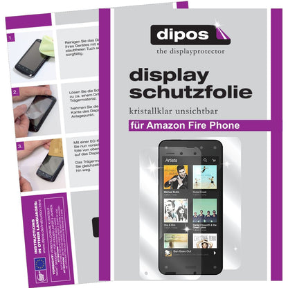 6x Schutzfolie klar für Fire Phone Amazon Display- (1)