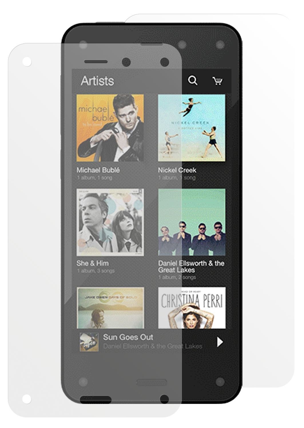 2x Schutzfolie matt für Fire Phone Amazon Display- (2)