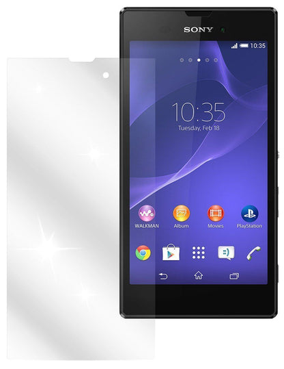2x Schutzfolie klar für Xperia Style Sony Display- (2)