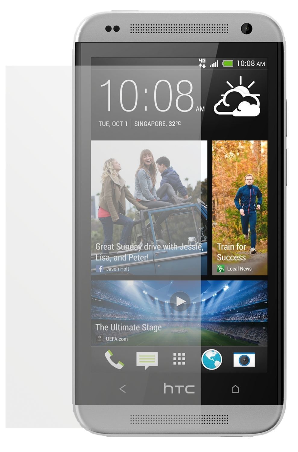 2x Schutzfolie matt für Desire 601 HTC Display-Sch (2)