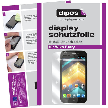6x Schutzfolie klar für Barry Wiko Display-Schutzf (1)