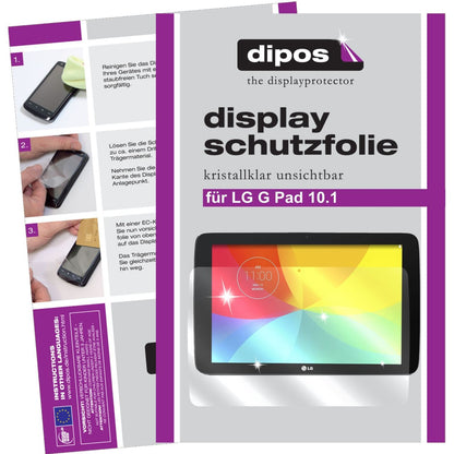 2x Schutzfolie klar für G Pad 10.1 LG Display-Schu (1)