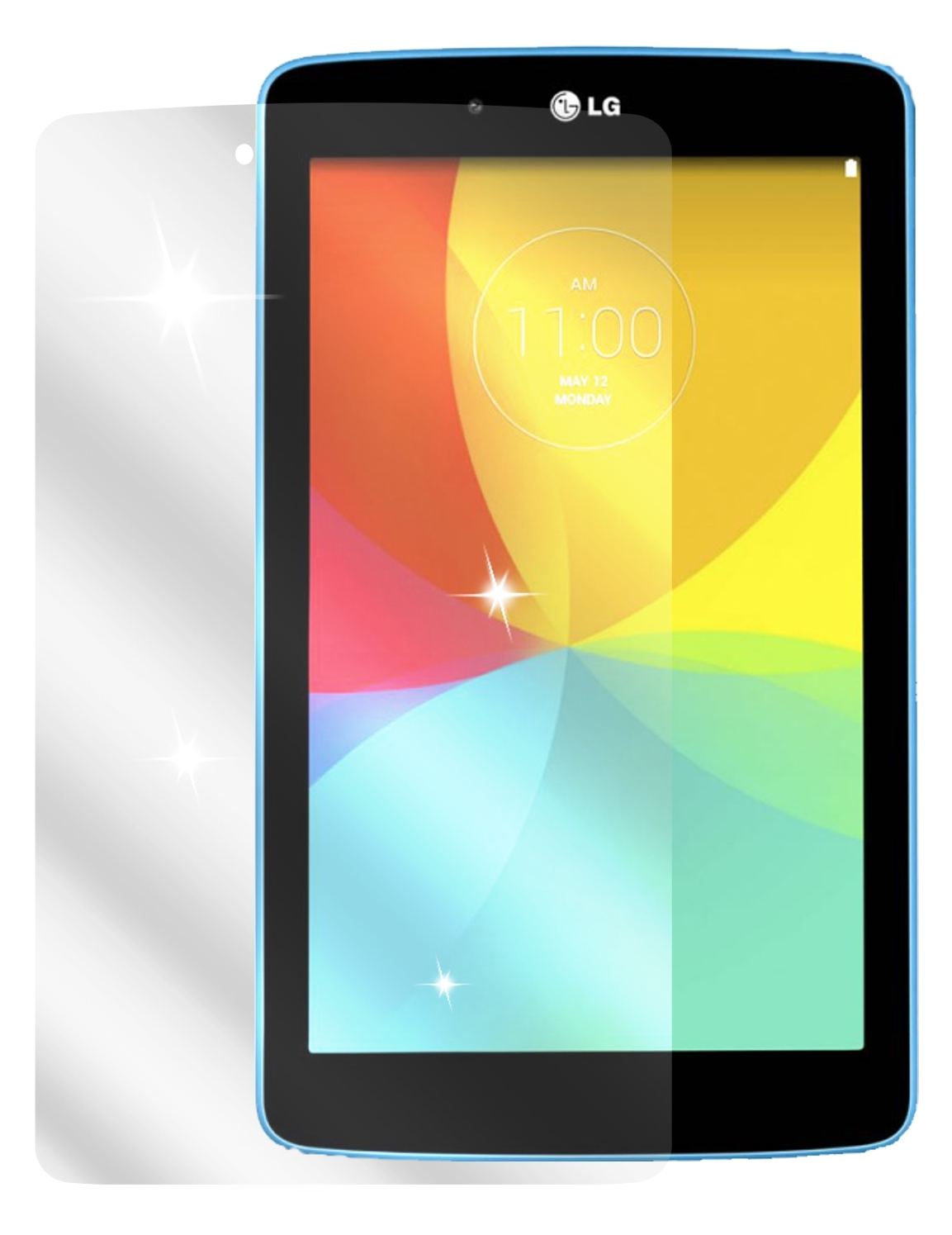 2x Schutzfolie klar für G Pad 7.0 LG Display-Schut (2)