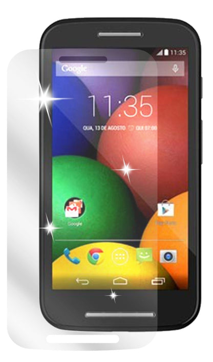 6x Schutzfolie klar für Moto E Motorola Display-Sc (2)