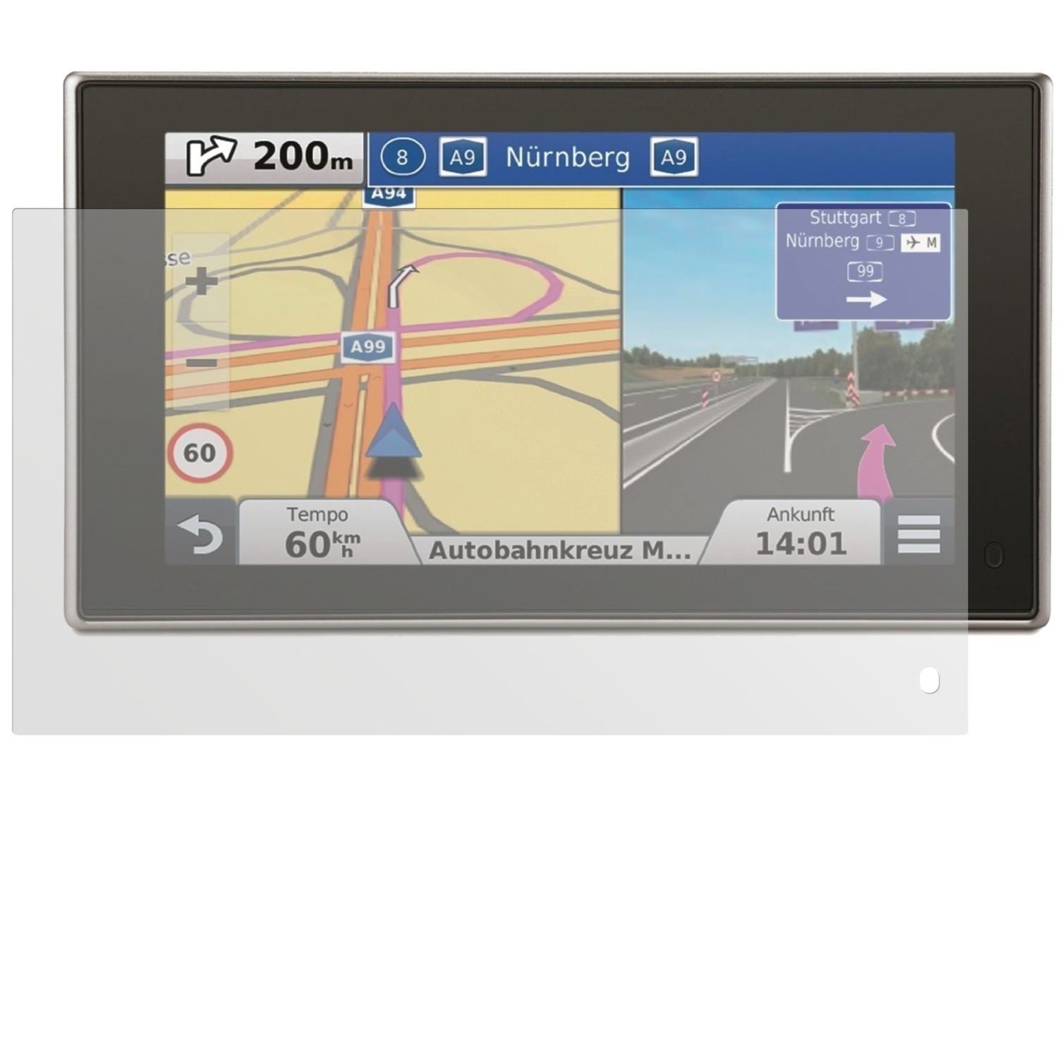 3x Schutzfolie matt für Nüvi 3597 Garmin Display-S (2)