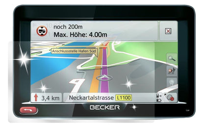 3x Schutzfolie klar für Transit 50 Becker Display- (2)