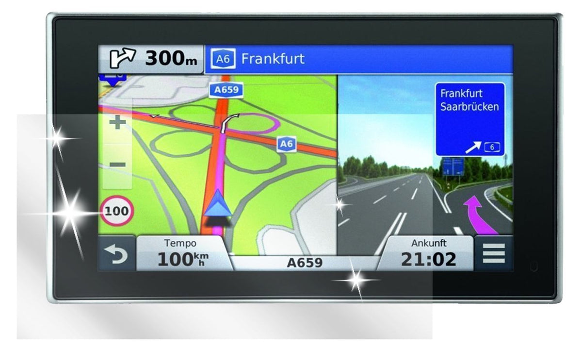 3x Schutzfolie klar für Nüvi 3598 Garmin Display-S (2)