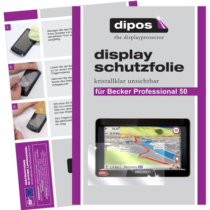 3x Schutzfolie klar für Professional 50 Becker Dis (1)