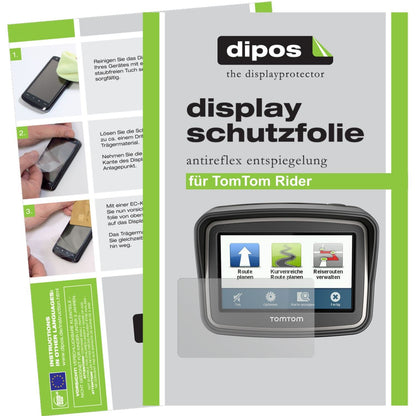 3x Schutzfolie matt für Rider v4 TomTom Display-Sc (1)