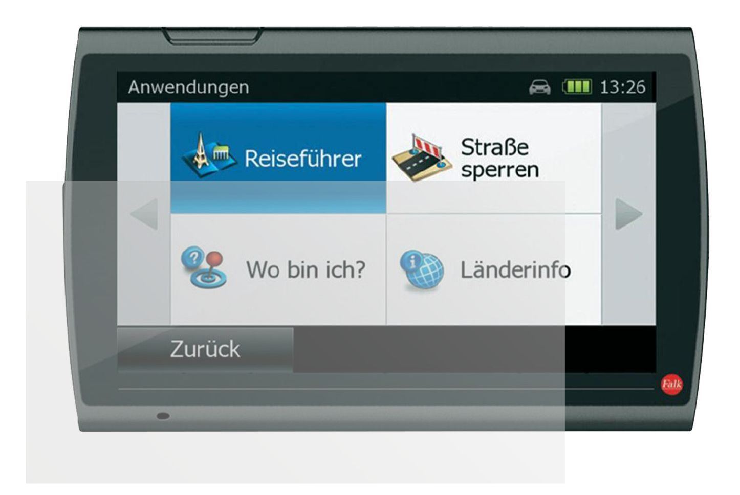 3x Schutzfolie matt für Neo 520 Falk Display-Schut (2)