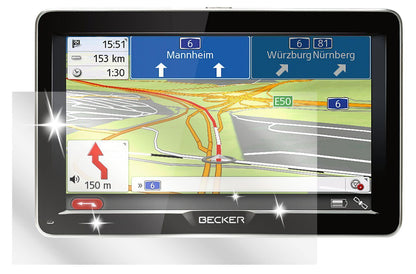 3x Schutzfolie klar für Ready 70 Becker Display-Sc (2)