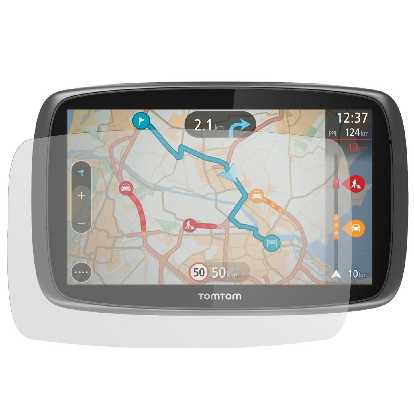 3x Schutzfolie matt für GO 6000 / GO 600 TomTom Di (2)