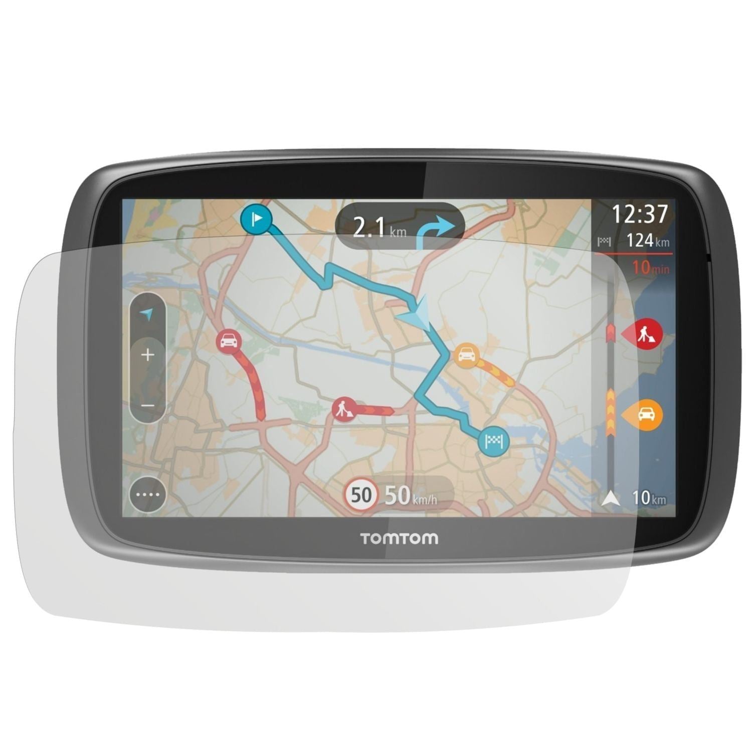 3x Schutzfolie matt für GO 6000 / GO 600 TomTom Di (2)