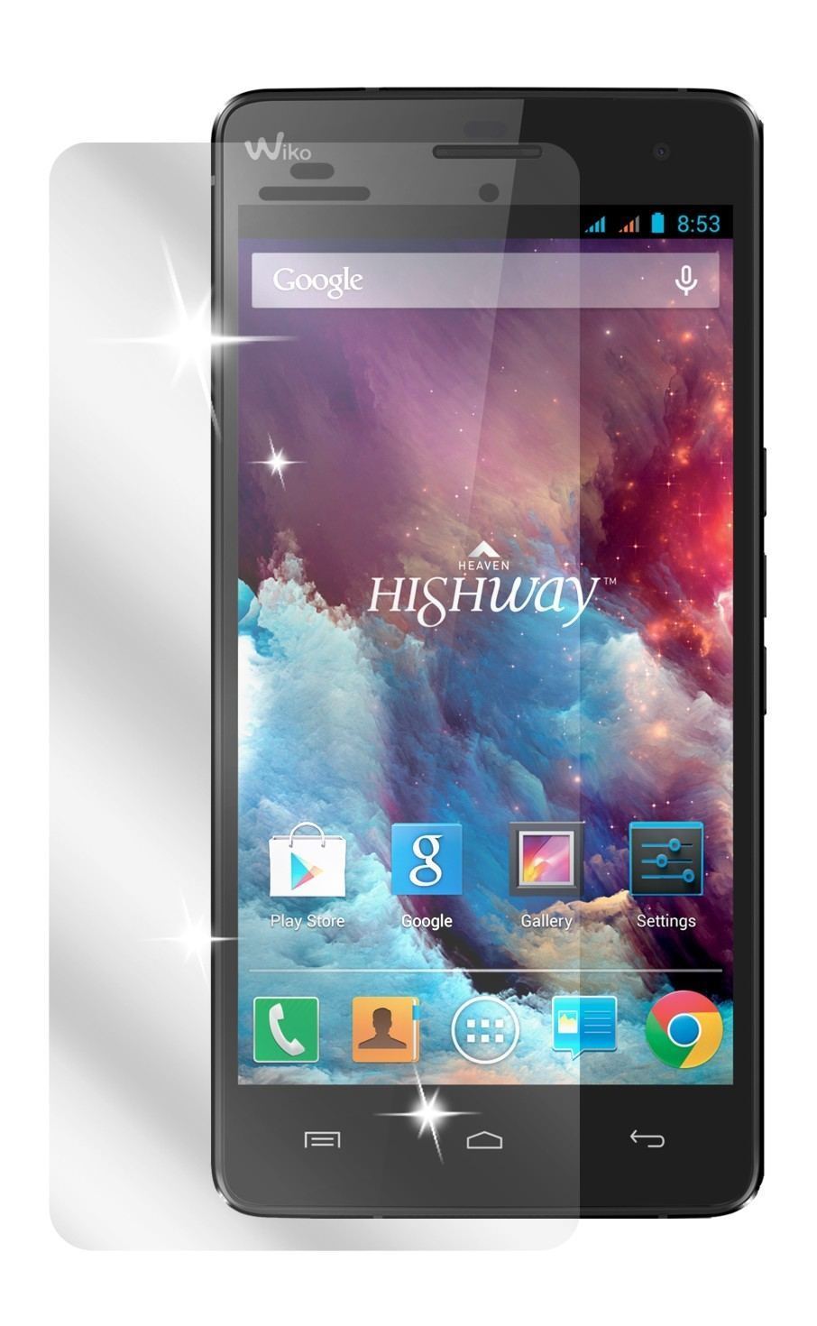 6x Schutzfolie klar für Highway Wiko Display-Schut (2)