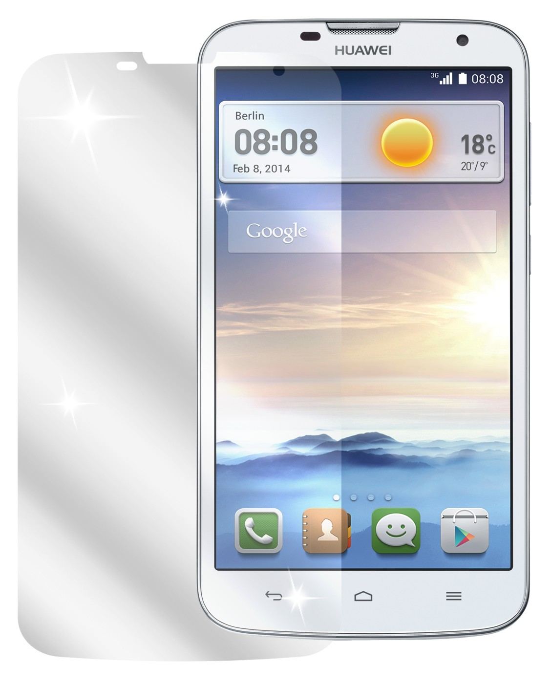 6x Schutzfolie klar für Ascend G730 Huawei Display (2)