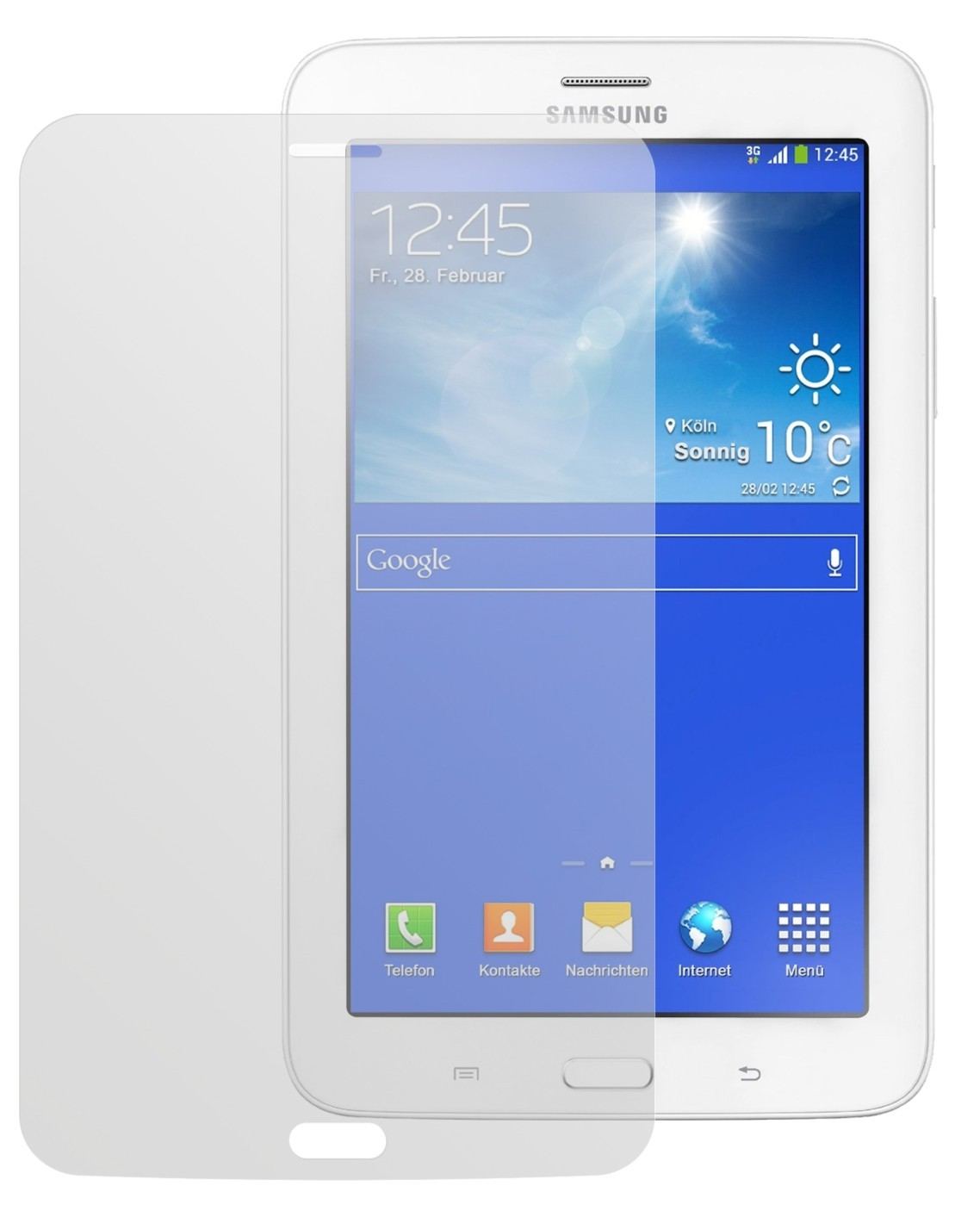 2x Schutzfolie matt für Galaxy Tab 3 Lite 7.0 SM-T (2)
