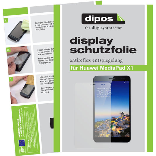 2x Schutzfolie matt für MediaPad X1 / X2 7.0 Huawe (1)