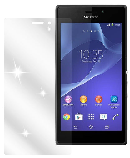 2x Schutzfolie klar für Xperia M2 Sony Display-Sch (2)