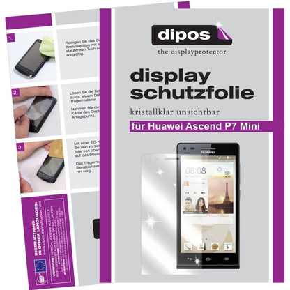 2x Schutzfolie klar für Ascend P7 Mini Huawei Disp (1)