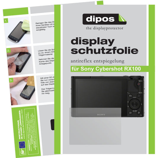 6x Schutzfolie matt für RX 100 / II / III Sony Dis (1)
