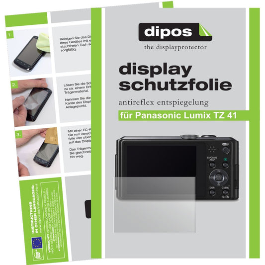 6x Schutzfolie matt für Lumix TZ41 Panasonic Displ (1)