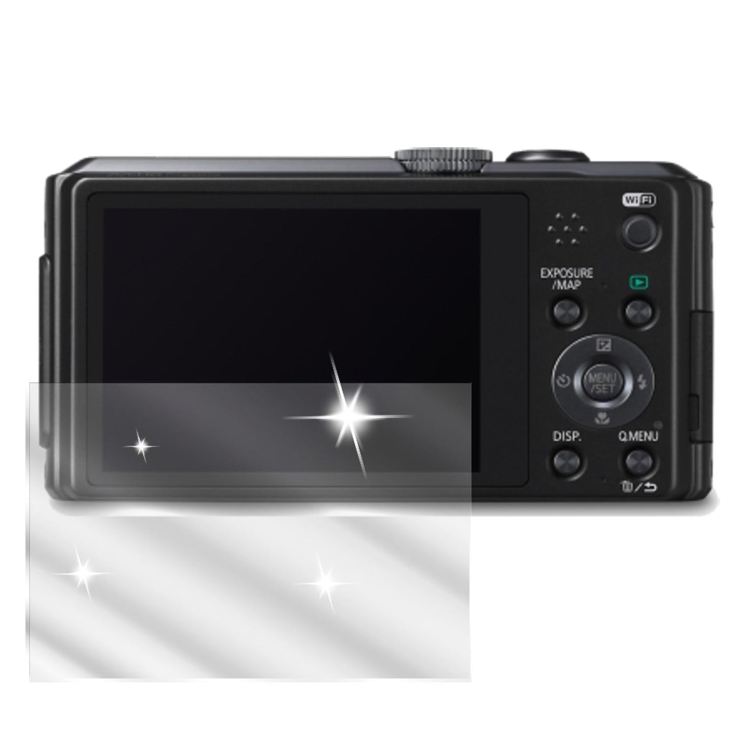 6x Schutzfolie klar für Lumix TZ41 Panasonic Displ (2)