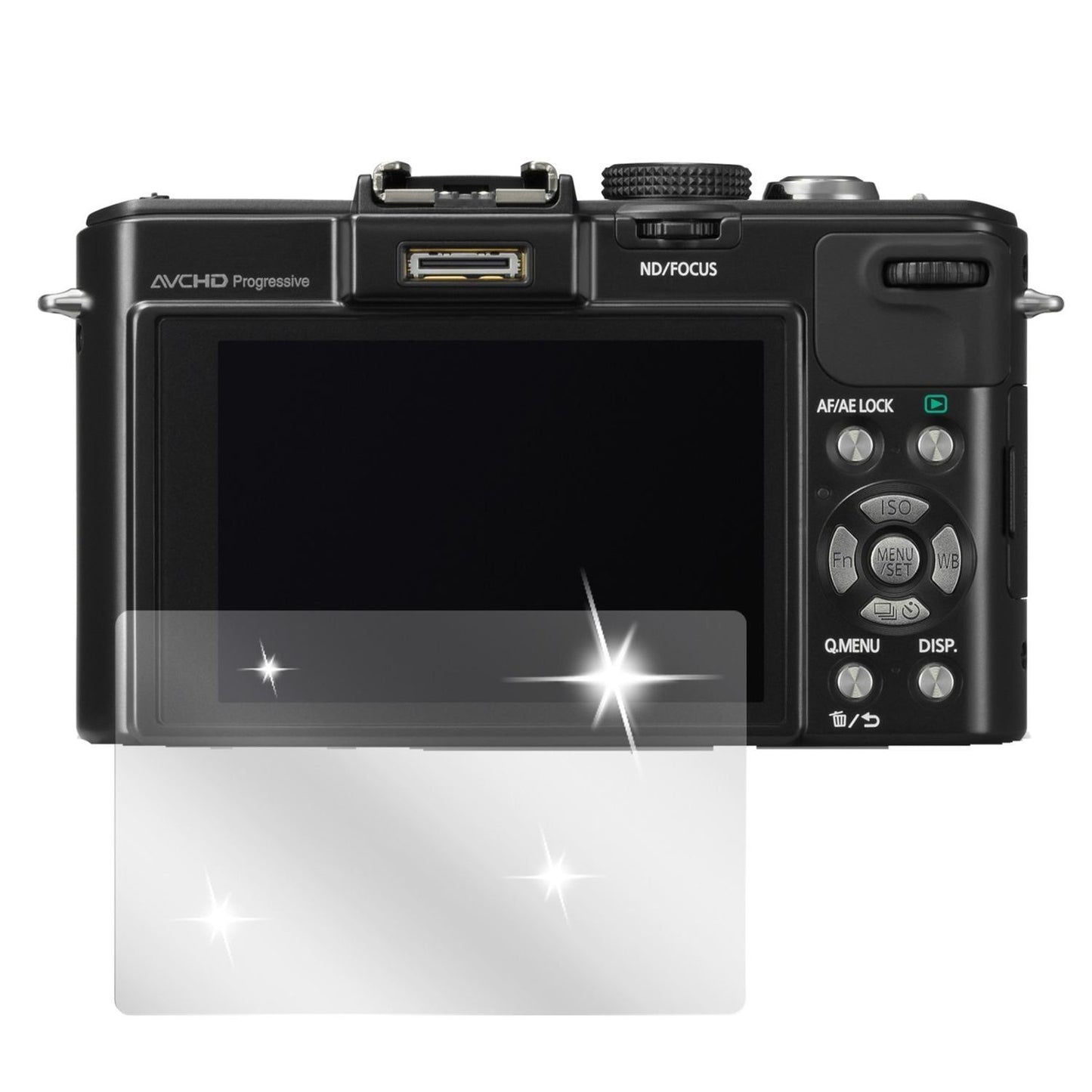 6x Schutzfolie klar für Lumix LX7 Panasonic Displa (2)
